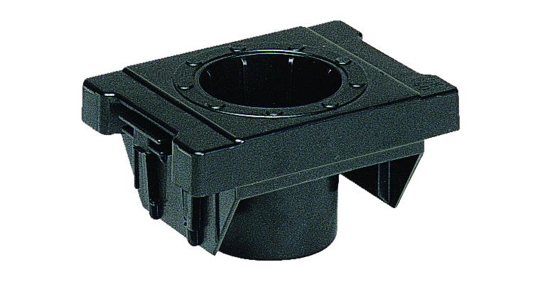 CNC plastic insert, mount steep taper 50 oil-resistant ABS black