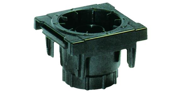 CNC-Kunststoff-Einsatz Aufnahme HSK A 100 / B 125 ölbeständig ABS schwarz