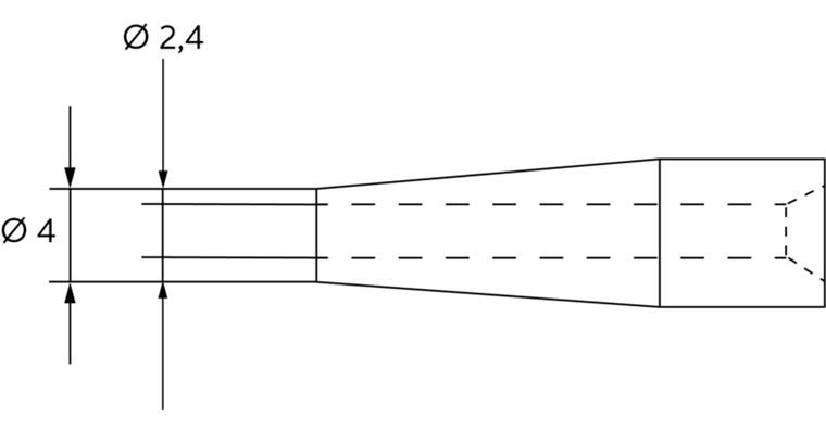 Ersatzspitze VACX2 antistatisch Pack=2 Stück, für Kat.-Nr. 70088 101