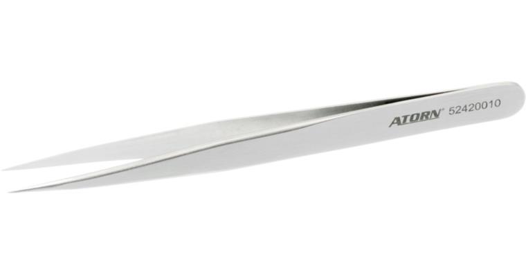 ATORN tweezers anti-magnetic 120 mm fine tips