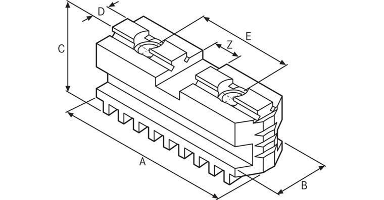 ATORN T-sliding block steel M8