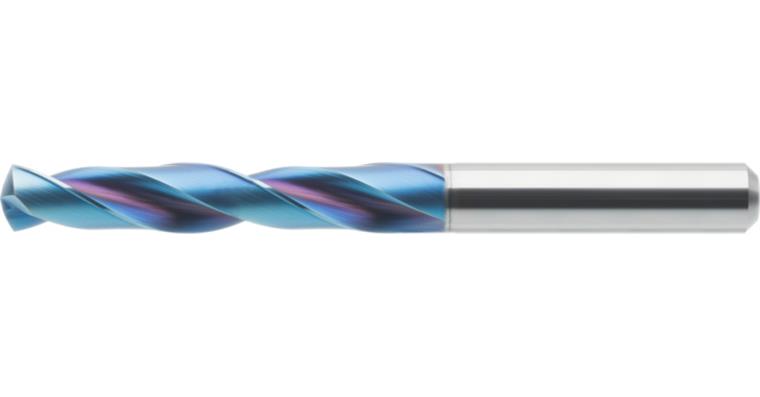 ATORN VHM TiAlSiN HPC Hartbohrer 5xD 6,8 mm x 8 mm x 91 mm HA-Schaft ohne IK
