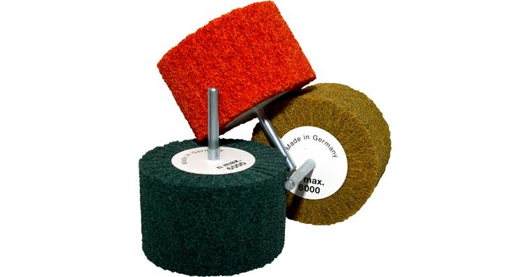 ATORN finishing wheel set, synthetic corundum non-woven abrasive 80x50x6, 3 pcs