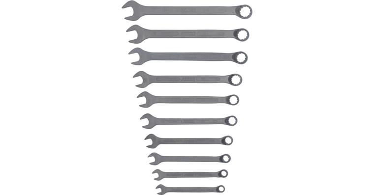 ATORN combination wrench, 10 pcs. 8–17 mm DIN 3113 B
