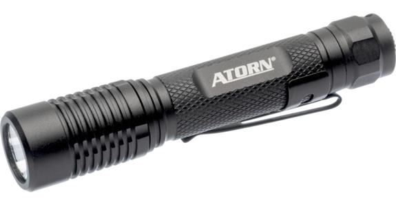 ATORN LED pocket torch 91 mm with batteries