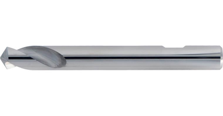 NC spotting drill, solid carbide 120°, diameter 10 mm x 89 mm HB shaft