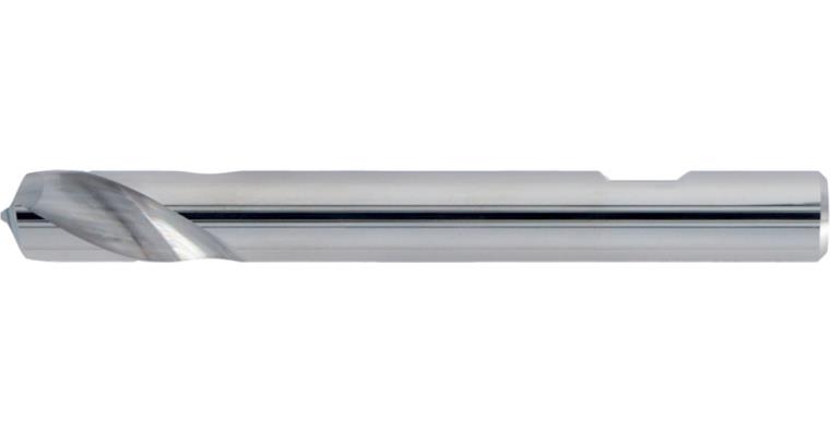 NC spotting drill, solid carbide 142°, diameter 12 mm x 102 mm HB shaft