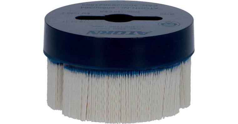ATORN disc brushes, grit 120, brush diameter 106 mm, ceramic grain
