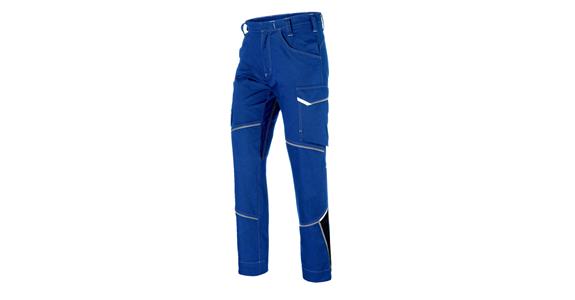 Trousers IconiQ cornflower blue/black sz. 64