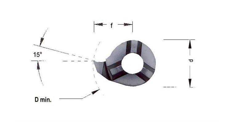 Carbide cutting ins. MINI-CUT right RS14.4787.02 rel. grooving ins. HC8620/TiAlN