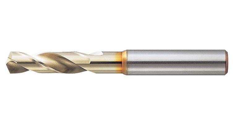 Twist drill bit HSS-PM SG-coated 135° tip angle 3xD dia. 1.58 mm
