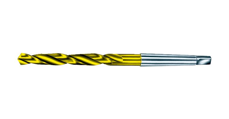 Twist drill bit DIN 345 type N HSS+TiN ground 16 mm