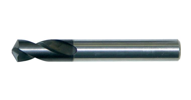 Solid carbide NC spotting drill tip angle 120° solid carbide + TiAlN 2 mm