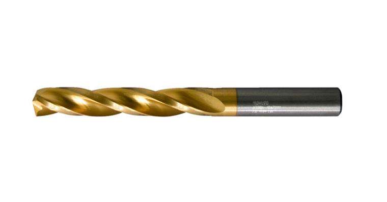 Solid carbide/TiN drill reamer DIN 6539 type N TC-K10/20 9.0 mm