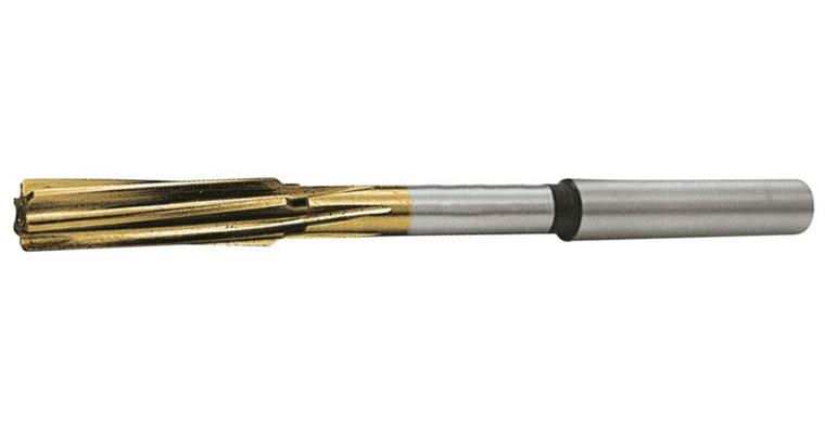 Machine reamer DIN 212 cyl. spiral-fluted HSS-E TiN 3 mm