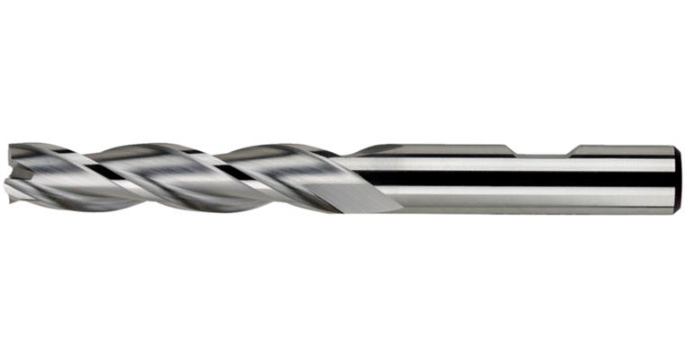 End mill cyl. DIN 844 B type W long 3 cutting edges centre-cutting HSS-E 6 mm