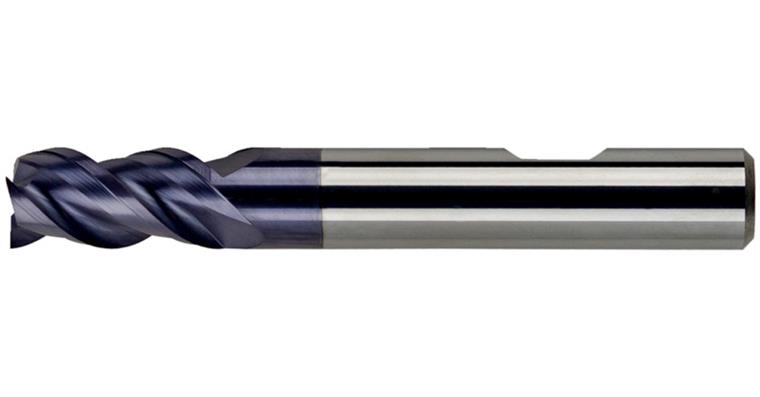 SC square end mill cyl./6535 HB long 3 cutting edges C-cut P20-K40/TiAIN 7 mm
