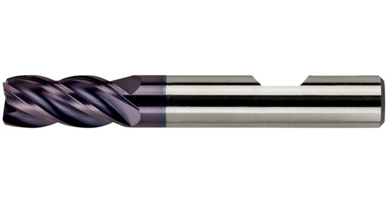 SC HPC torus milling cutter G2 TiAlN 35/38° normal HB shank T=4 dia. 12 R1.5