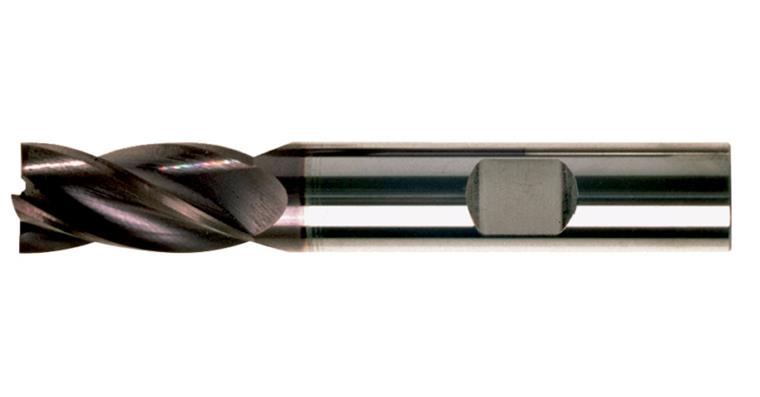 VHM-Bohrnutenfräser zyl./6535 HB lang 4 Schneiden Z-Schnitt P20-K40/TiAlN 5 mm