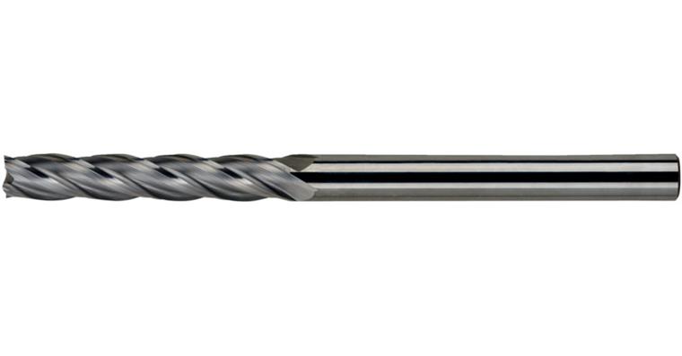 SC square end mill cyl./6535 HA extra long 4 cut. edges C-cut P20-K40 12 mm