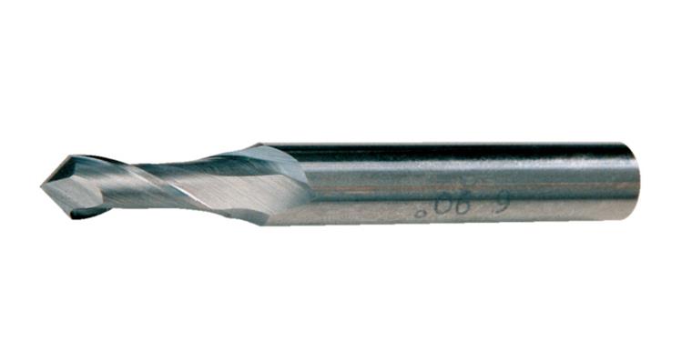 VHM-Universalfräser zyl. Typ N kurz 2 Schneiden SpW. 90° 6 mm