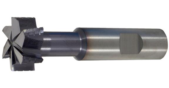 VHM-T-Nutenfräser Typ N 6 Schneiden HB Alcrona-beschichtet L=62 mm Ø 16,0 mm