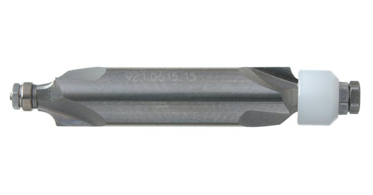 SC prof. cutter type 6 BB start roller dia. 3 mm DxL 6x34 tip angle 0° R 1.5 mm