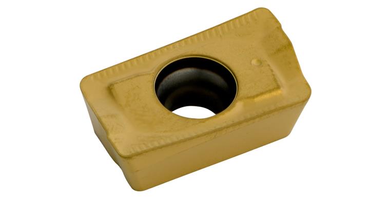 Indexable milling insert APKT 1003 PDFR H55/TiAlN+TiN, positive 11°, square