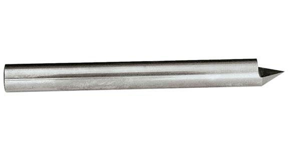 Gravierstichel (Einschneidfräser) Profil D HM/K10 60° 8x80 mm