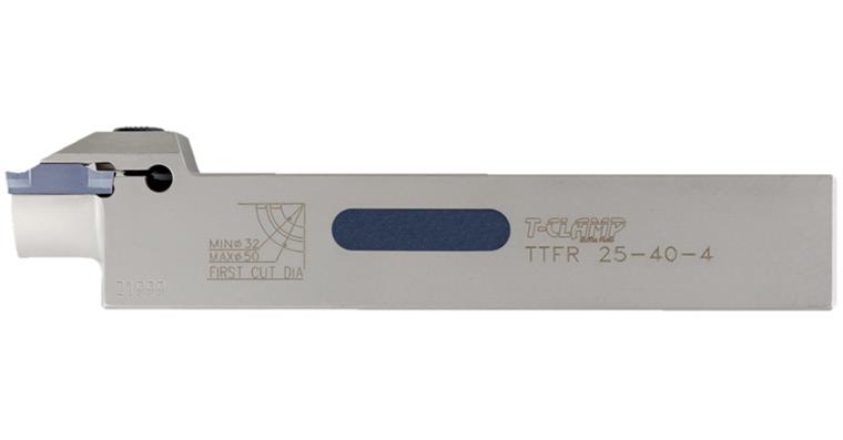 Ins. holder for axial deep grooving and facing right TTFR 25-30-4