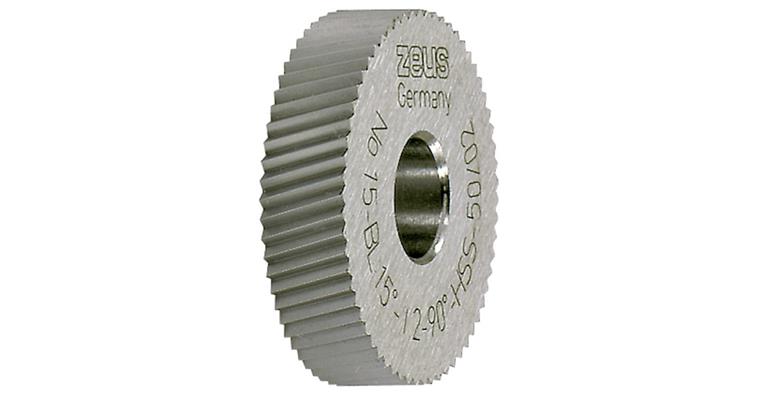 Knurling wheel DIN 403 PM type BL 15° dia. x width x hole 25x6x8 mm pitch 0.8 mm