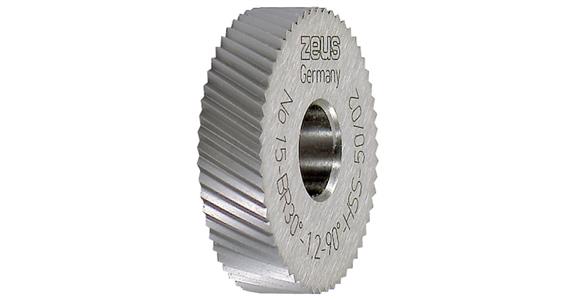 Knurling wheel DIN 403 PM type BR 30° dia. x width x hole 25x6x8 mm pitch 1.2 mm