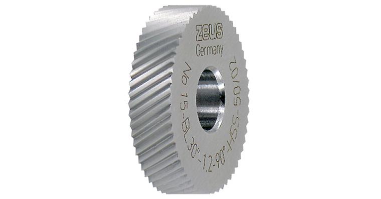 Knurling wheel DIN 403 PM type BL 30° dia. x width x hole 25x6x8 mm pitch 1.0 mm