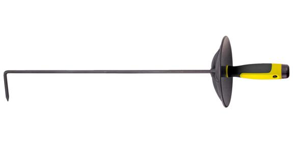 Spänehaken mit rundem Schutzschild Länge 620 mm, Hakenlänge 500 mm
