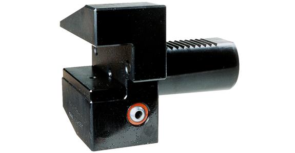 Vierkant-Queraufnahme, Schaft-Ø 40 mm, kurz 85 mm, links, Form B4, DIN 69880