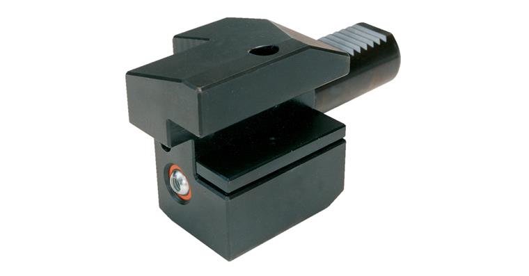 Vierkant-Längsaufnahme, Schaft-Ø 40 mm, rechts, Form C3, DIN 69880, Teil 4