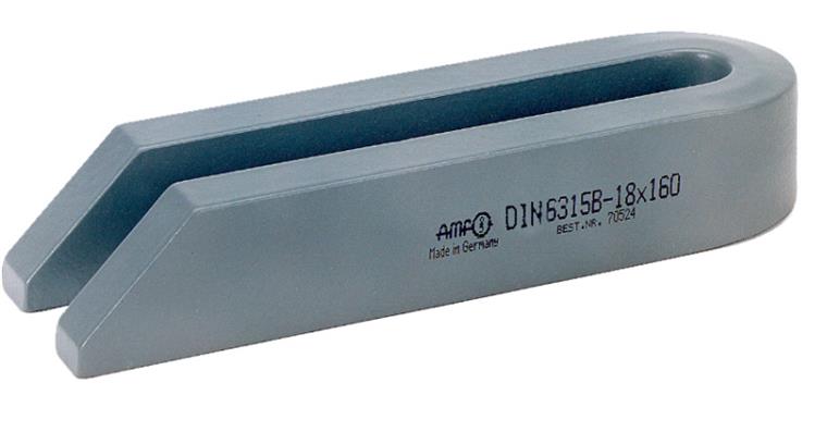 Gabelspanneisen DIN 6315 B Schlitzbreite 9 mm L=80 mm
