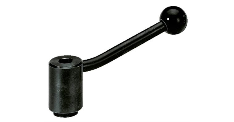 Detent clamp lever for T-groove 16+18 mm M 16