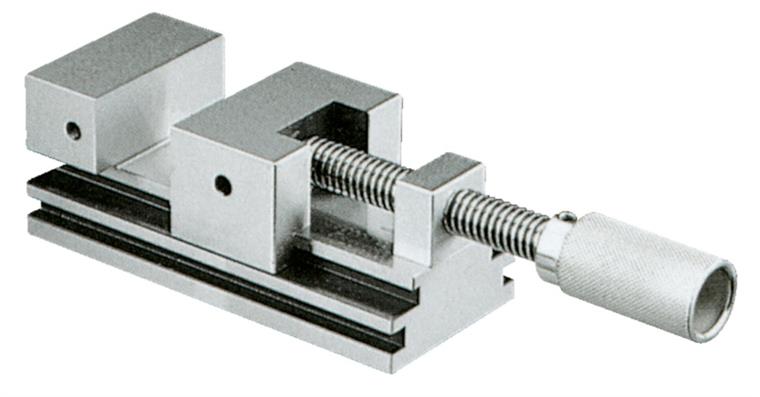 Schleif- und Kontrollschraubstock Spannweite 0- 80 mm mit Gewindespindel