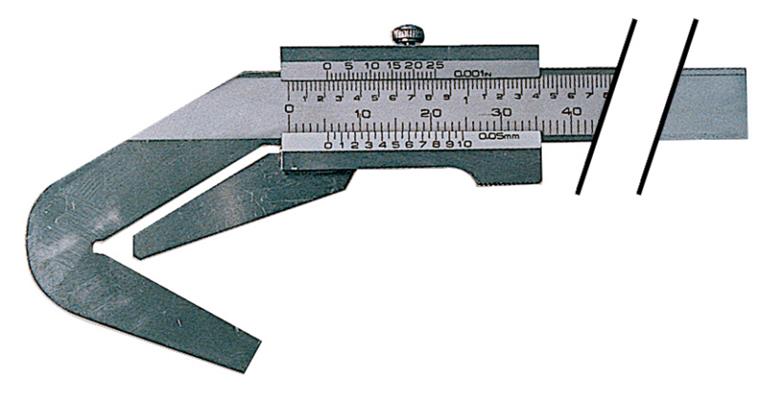Präzisions-5-Punktmessschieber für 5schneidiges Werkzeug MB Ø 5-40 mm