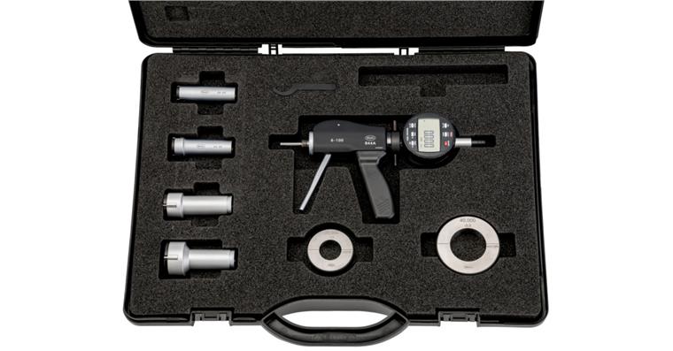 Digital 3-point internal measuring pistol set, Micromar 844 AS MR 6-12 mm