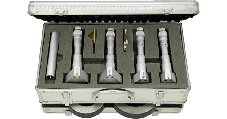 3-point internal micrometer set MR 50-100 mm