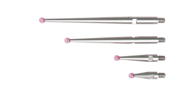 Messtaster für Fühlhebelmessgerät Rubin Kugel-Ø 2 mm Messeinsatzlänge 41,24 mm
