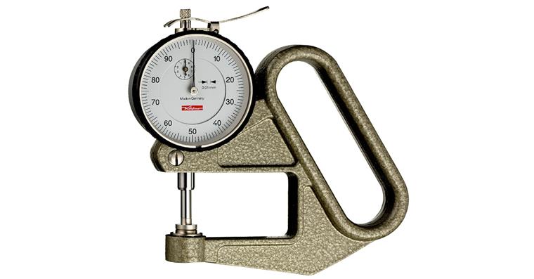 1033300101 Thickness measuring device read. 0.01mm MR 10mm lifting device display analogue
