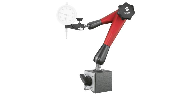 3D artic. meas. stand STRATO µ-LINE w. sw. mag base 60x50x55 H=399 approx. 800 N