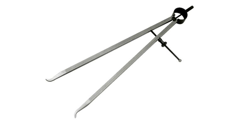 Precision spring inside divider L=150 mm, extra strong, angular arms