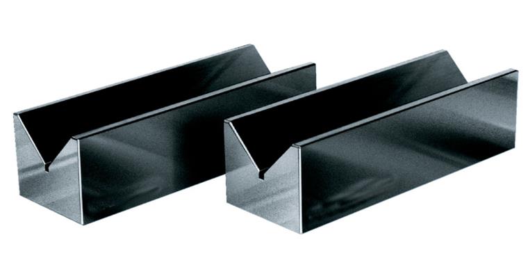 Prism pair 90° special cast DIN 876/1 ground 100x40 mm