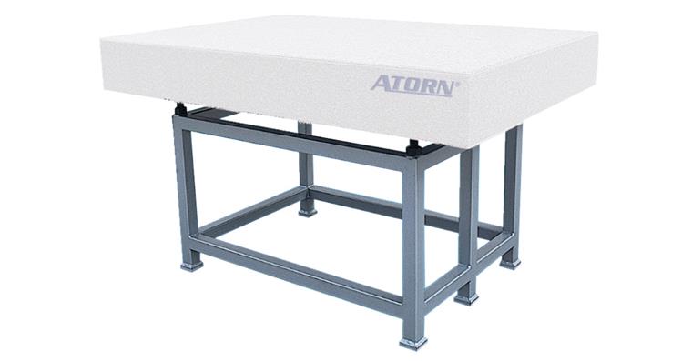 Base frame profile steel for measuring plate 1200x800x160 mm, 30 kg