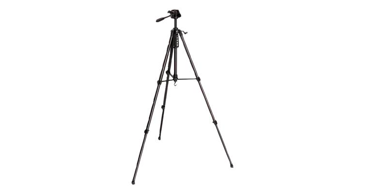 Extendable tripod 0.6-1.68 m tripod connection 1/4 inch load capacity max. 3 kg