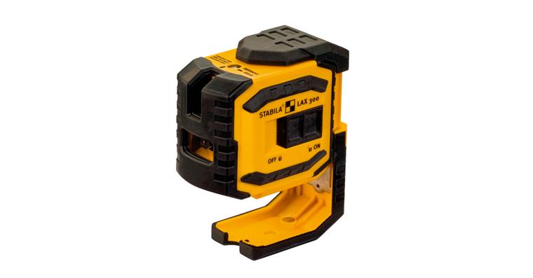 Cross-line plumb point laser LAX 300 self-levelling accuracy +/- 0.3 mm/m